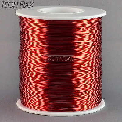 Magnet Wire 22 Gauge AWG Enameled Copper 500 Feet Coil Winding 155°C Red • $23.60