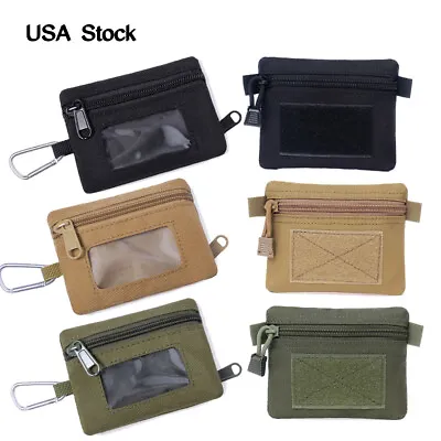 Tactical Coin Wallet ID Card Holder Military Credit Cards Organizer Pack Handbag • $5.99