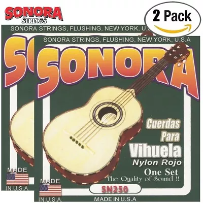 2-PACK Sonora SN250 Nylon Cuerdas Para Vihuela Strings - Made In USA • $19.99