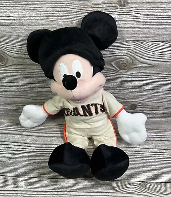 San Francisco Giants Mickey Mouse Stuffed Plush Disney 16  Doll MLB Disney • $18