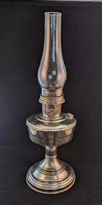 Vintage Aladdin Model 12 Kerosene Oil Lamp With Glass Chimney • $29.50