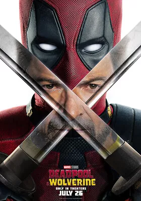 Deadpool & Wolverine (2024) Movie Poster / 50x70 Cm / 24x36 In / 27x40 In / #344 • $15.99