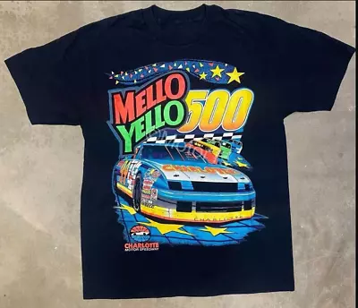 Charlotte Motor Speedway Mello Yello 500 NASCAR T-Shirt Retro 90s Gift For Fans • $19.94