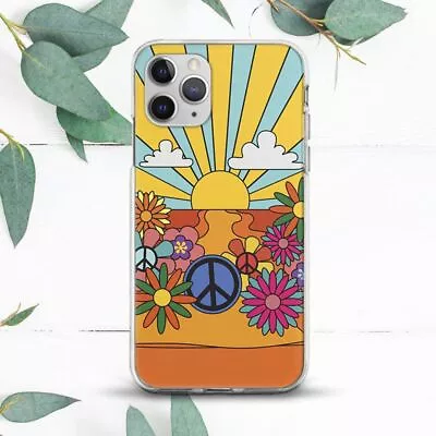 Groovy Hippy Vintage Retro 90s Case For IPhone 8 X SE 11 12 13 14 15 Pro Max XR • $13.49