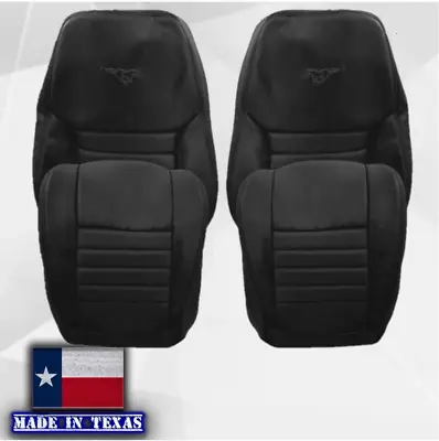 For 1999 2000 2001 2002 2003 2004 Ford Mustang GT Convertible Seat Covers Black • $422.52