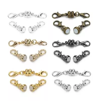 Magnetic Clasp Lobster Clasps Connectors DIY Necklace Bracelet Making 10Set/Lot • $13.87