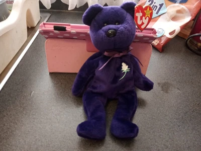 £600 • Buy Rare 1st Edition Princess Diana Beanie Baby Pvc Pellets No Space Mint Condition 