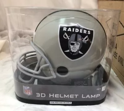 Las Vegas Raiders Mini Helmet Lamp NFL NIB • $29.99