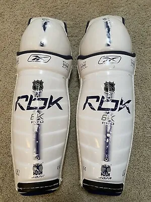 RBK 8K PRO JOFA 16” Senior Ice Hockey Shin Pads Guards Made In Sweden EUC • $139
