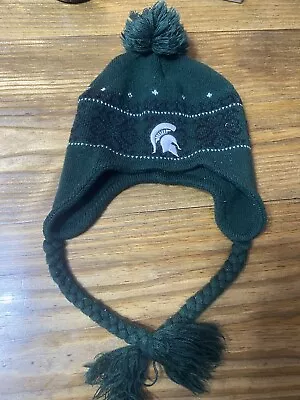 Michigan State Spartans Green Winter Hat Captivating Headwear • $4.99