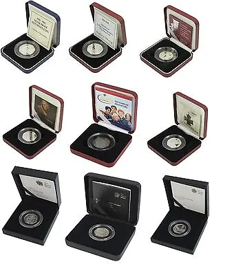 Silver Proof 50p Fifty Pence Choice Of Year Royal Mint Box And Coa • £179.99