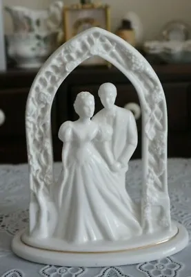 VINTAGE Lenox Wedding Promises Collection Bride & Groom Cake Topper U.S.A • $10