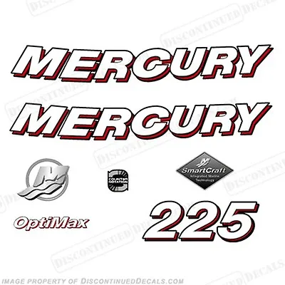 Fits Mercury 2006 225hp Optimax Decal Kit - Decals For Outboard Engines • $99.95