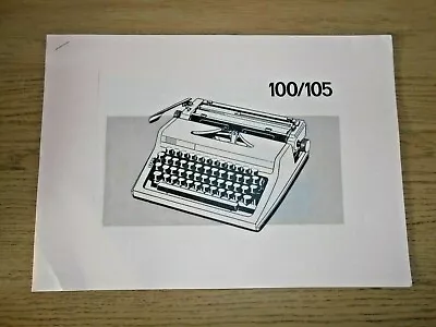 £3.99 • Buy ERIKA 100/105 Typewriter Manual (EMAIL OR PHOTOCOPY)