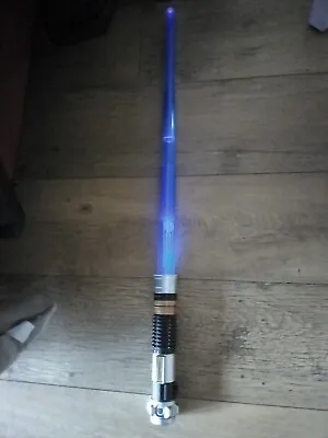 £9.99 • Buy Star Wars Lightsaber Obi Wan Kanobi B2920 Extendable Light Sound Bladebuilders