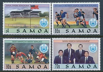 1994 Samoa Manu Rugby Team Set Of 4 Fine Mint Mnh • $3.58