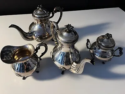 Italian Vintage 800 Silver Tea/Coffee Set Pietrasanta Gianni & C. (Alessandria) • $1650