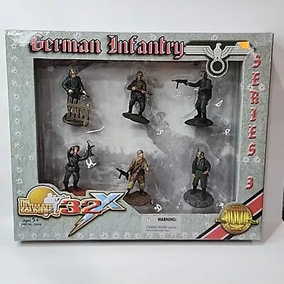 2002 The Ultimate Soldier 32 X MOC German Infantry Series 3 Figure Set • $20