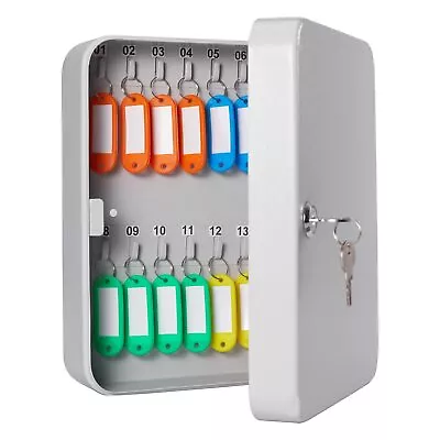 28Key Cabinet Security Metal Key Box Steel With Key Lock Wall Mounted Key Org... • $35.07