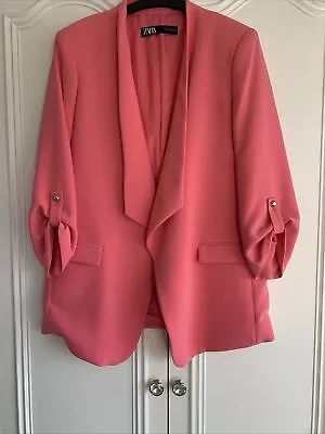 Women’s Zara Blazer Pink Size L • £5