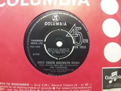 The Yardbirds – Over Under Sideways Down 1966 7” Columbia DB 7928 • £8.50