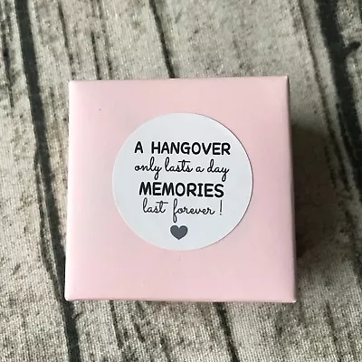 Gloss White Round Hen Party Hangover Kit Labels Hens Night Party Gift Stickers • $11.98