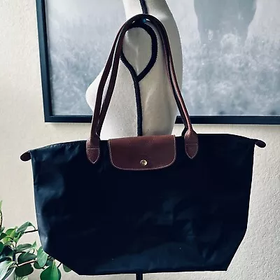 Longchamp Le Pliage Women's Tote Bag Medium Original Black • $45.74