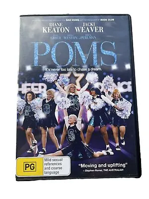 Poms (DVD 2019) Diane Keating Jacki Weaver - Like New Condition Region 4 • $10.90
