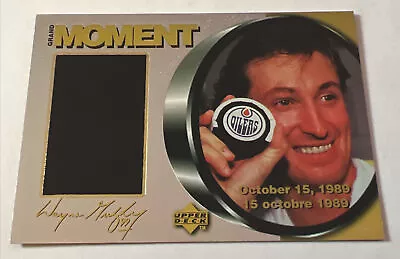 1998-99 WAYNE GRETZKY  Upper Deck McDonalds Grand Moments #M7 Edmonton Oilers • $3.48