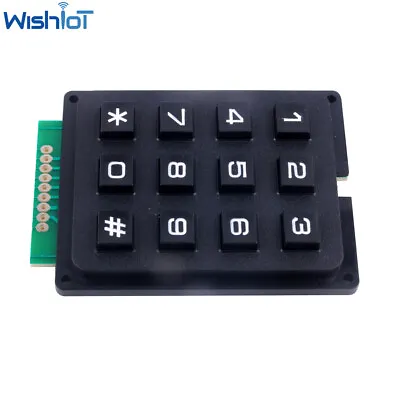 50X 12 Keys 4 X 3 Matrix Keyboard Keypad Module Plastic Keys Switch For Arduino • $185.99