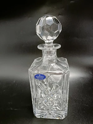 £9.99 • Buy Royal Doulton Crystal Glass Whiskey Decanter Made In Poland Glassware #950