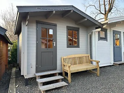 Tay Log Cabin 3m X 3m (28mm) Inc Roofing & BUILD - Summer House • £3998