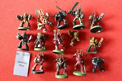 Games Workshop Warhammer 40k Chaos Space Marines Khorne Berzerkers Mixed Army • £18.99