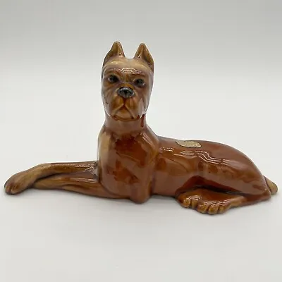Vintage Royal Haeger Ceramic Dog With Original Sticker 11” • $43.98