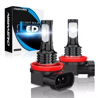 2x H8 LED Angel Eyes Halo Ring Light Bulbs Xenon For BMW E92 80W 6000K White • $13.99