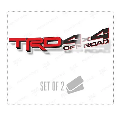 2X GOLD HOOK TRD 4x4 Off Road Decals Stickers For Toyota Tundra 2022 2023 • $25