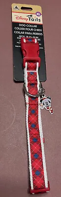 Disney Tails Mickey Minnie Mouse Christmas Holiday Dog Collar XL 90-140 Lbs New • $23.65