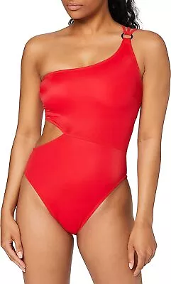 Iris & Lilly Women's Shoulder Cut Out Swimsuit Swimming Costume One Piece BNWT • £11.95