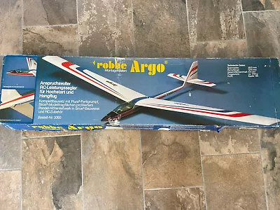 £195 • Buy Vintage Robbe Argo Glider Kit 257cm Span Sailplane New In Box