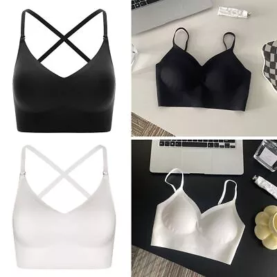 Triangle Cup U-shaped Back Lingerie Polyester Inner Wear Undershirt  Women • £5.44