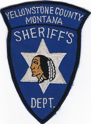 Yellowstone Montana Sheriff Police Indian Patch S-21 • $15