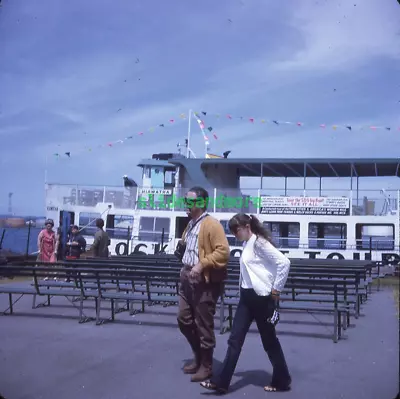 1972 Original Slide - Soo Locks Tour Boat HIAWATHA • $4.59