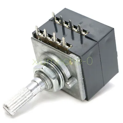 Potentiometer 250K Log Audio Amp Volume Control Pot Stereo W Loudness  M • $6.26