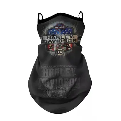 Outdoor Sports Face Cover Tube Scarf MASK  Bandana Harley Davidson • $10.90