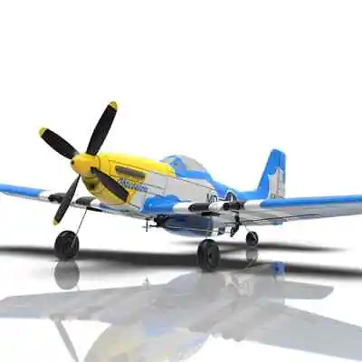 Volantex Mini Mustang P-51D V2 400mm Wingspan 2.4G 6-Axis Gyro RC Airplane -RTF • $99.99