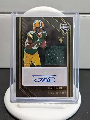 2023 Panini Limited Football Jayden Reed 072/199 AUTO RC Jersey - Packers • $0.99