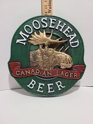 Vintage Moosehead Canadian Lager Beer Sign • $29