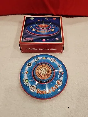 TIN FLYING SAUCER Z-1 / 5  Diameter Friction UFO Toy 1998 Schylling Limited • $19.99