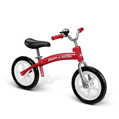 Radio Flyer 800 Glide & Go Age 2.5 To 5 Year Old Kids Beginner Balance Bike Red • £39.99