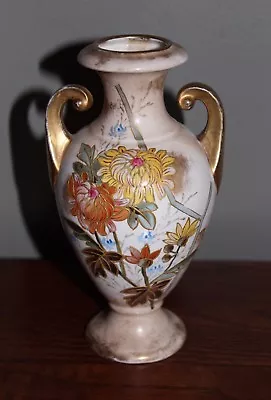 Vase 2-handled Circa 1890 Exquisite Royal Bonn F.a.mehlem Porcelain Germany • £59.84
